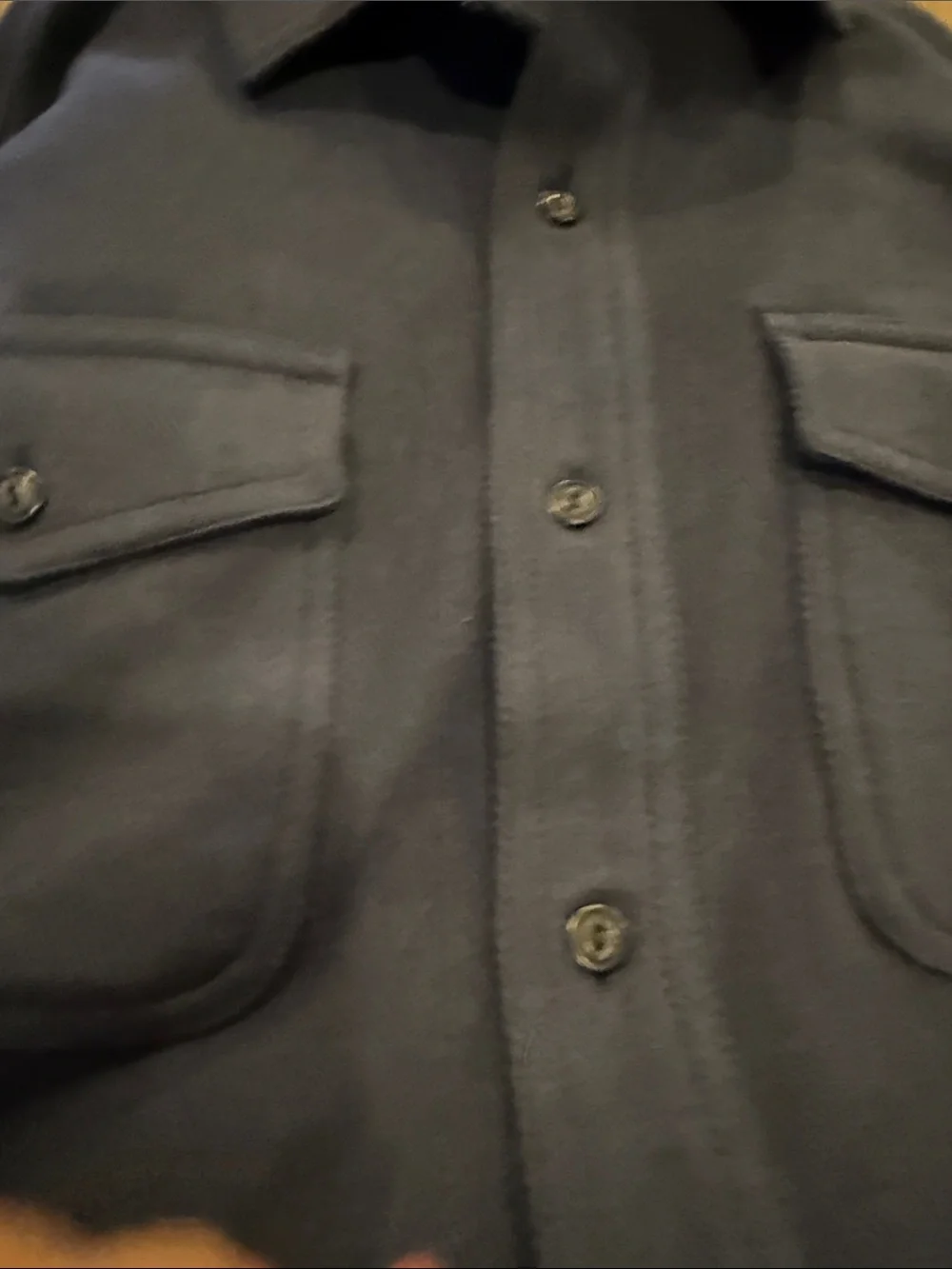 Men's Navy Button-Up Workshirt